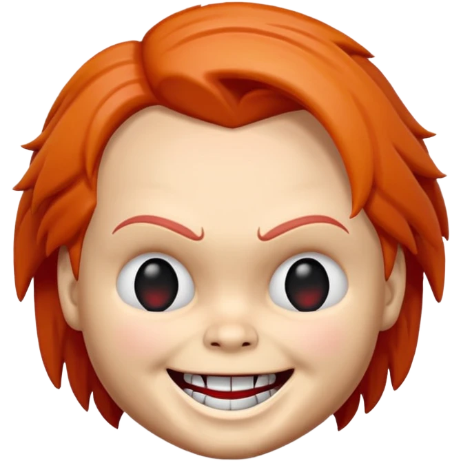 Un emojin de chuky emoji
