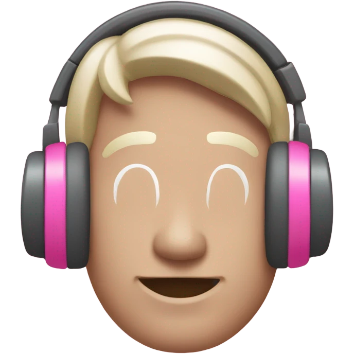 🎧 en rosa  emoji