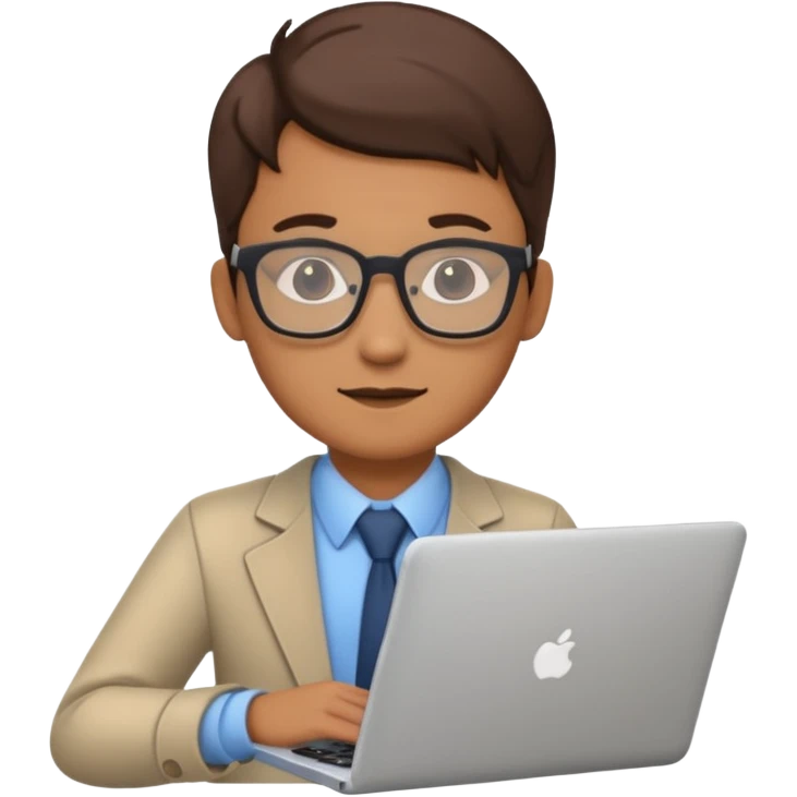 IT-Specialist with laptop emoji