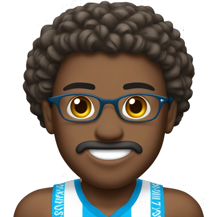 Un marseillais avec le maillot de l’Olympique de Marseille  emoji