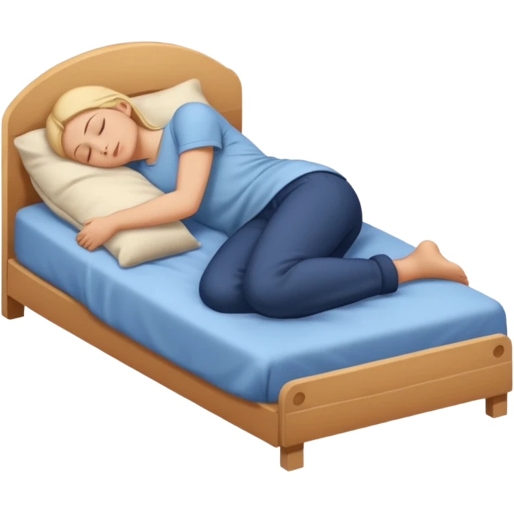 Sleeping full body emoji