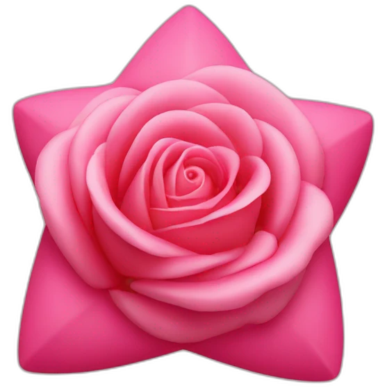 triangle rose a l'envers emoji