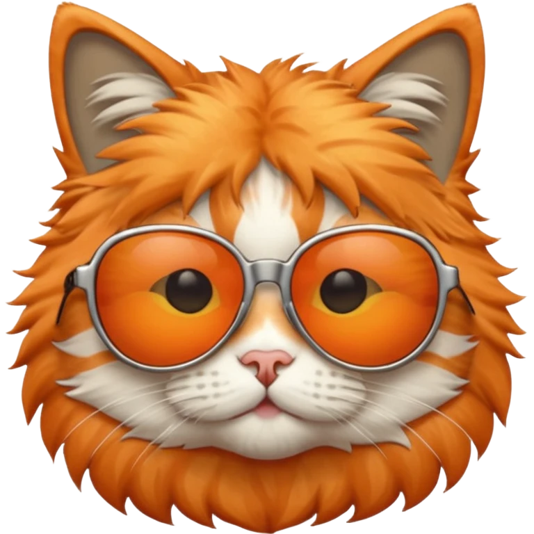 Cat wearing sunglasses emoji
