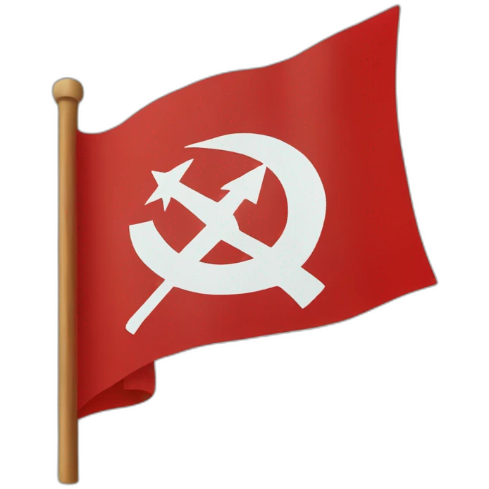 drapeau communiste emoji