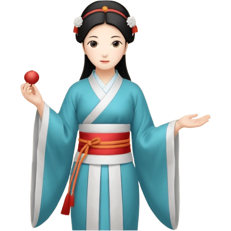 年轻女糕点师——单马尾，围裙，戴着白帽子，拿着裱花袋 emoji
