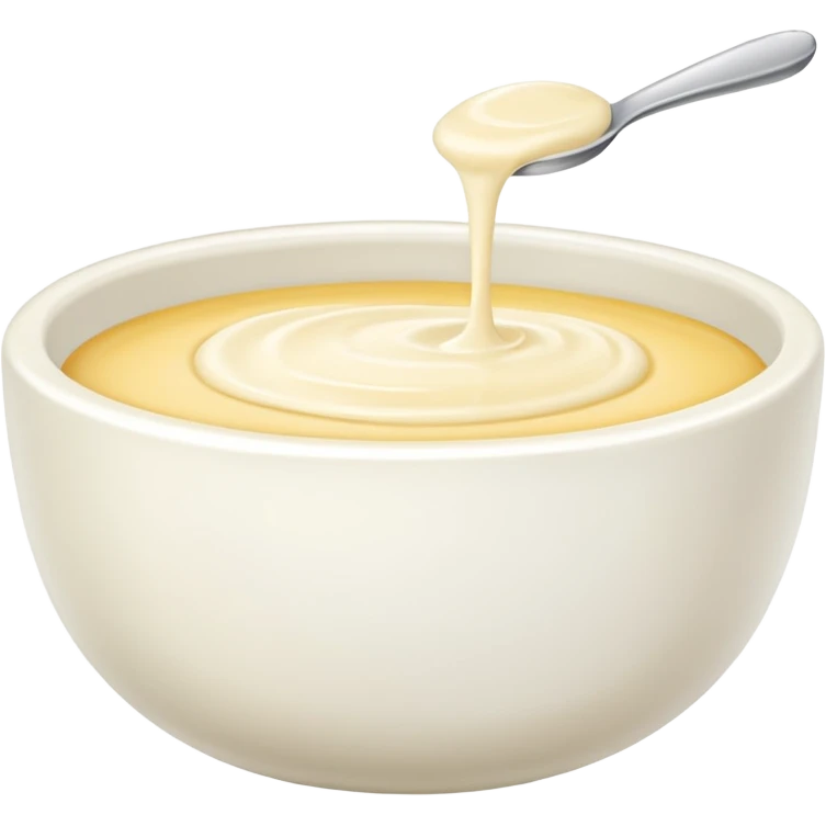 just Cream without a plate emoji