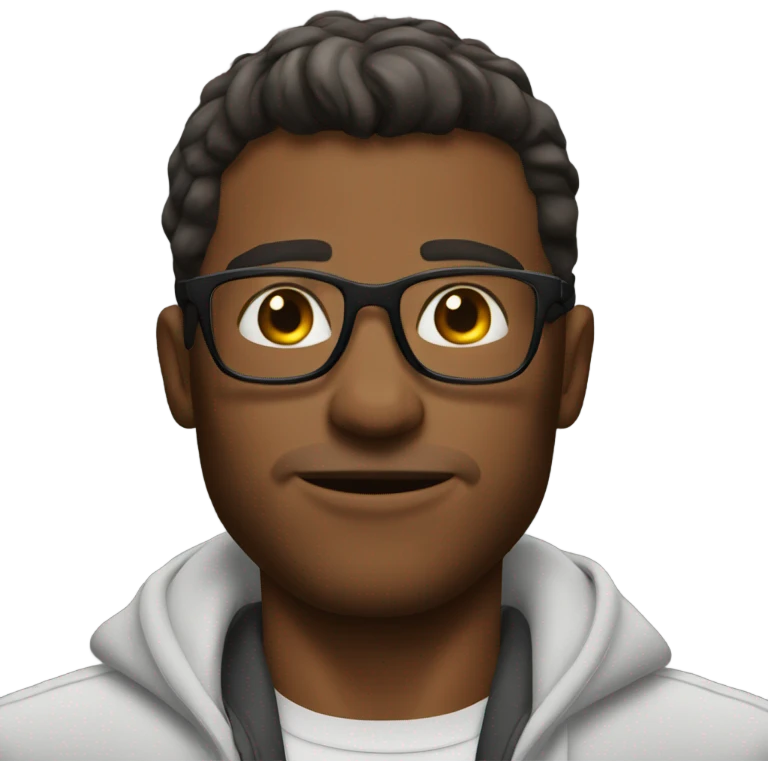 Need hot man with glasses and muscles emoji