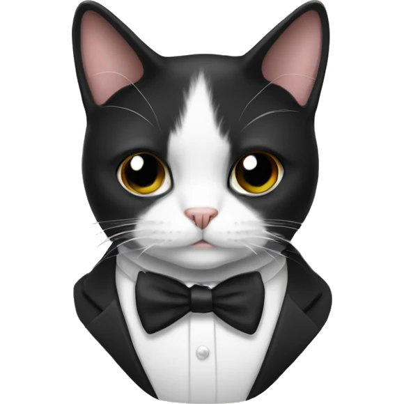 tuxedo cat emoji