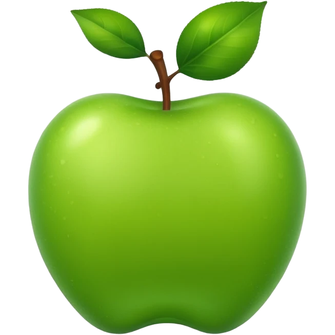 green apple emoji
