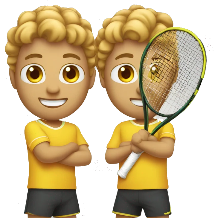 doubles tennis emoji