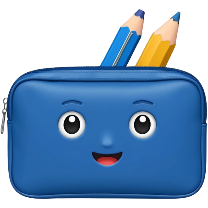 blue Pencil Case emoji