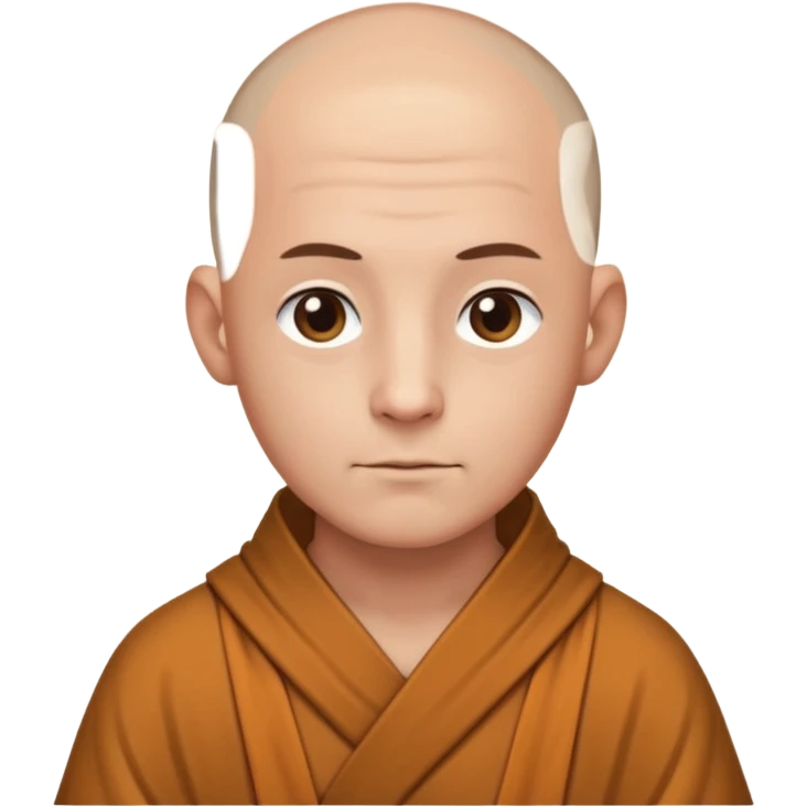 an adult monk  emoji