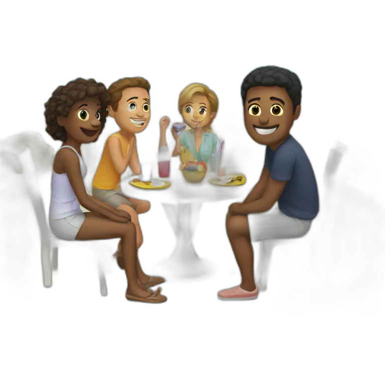friends trip emoji