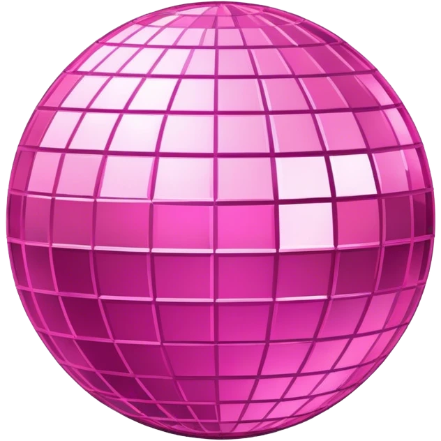 disco ball light pink  emoji