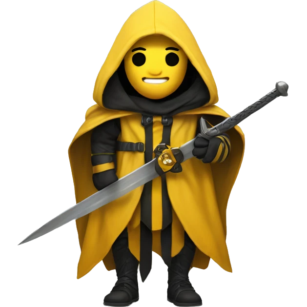 Bumblebee  cloak with sword emoji