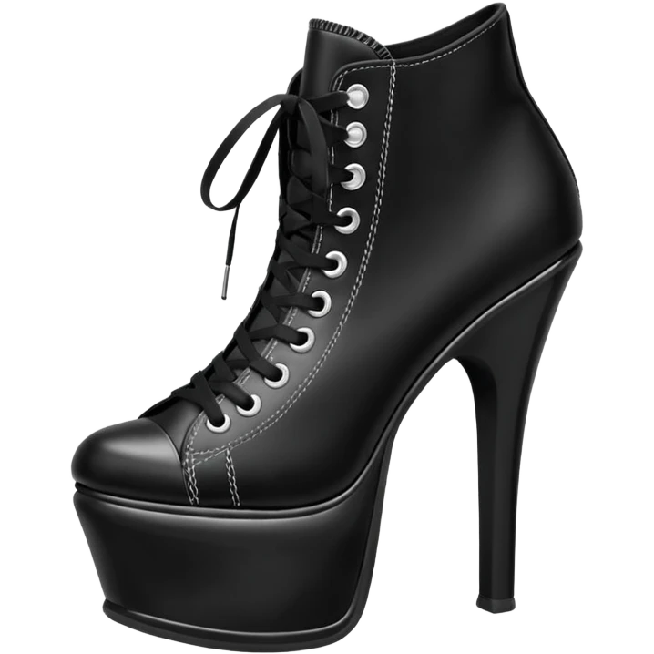converse high heel emoji