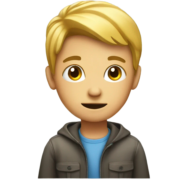 boy with idea focus in his head emoji