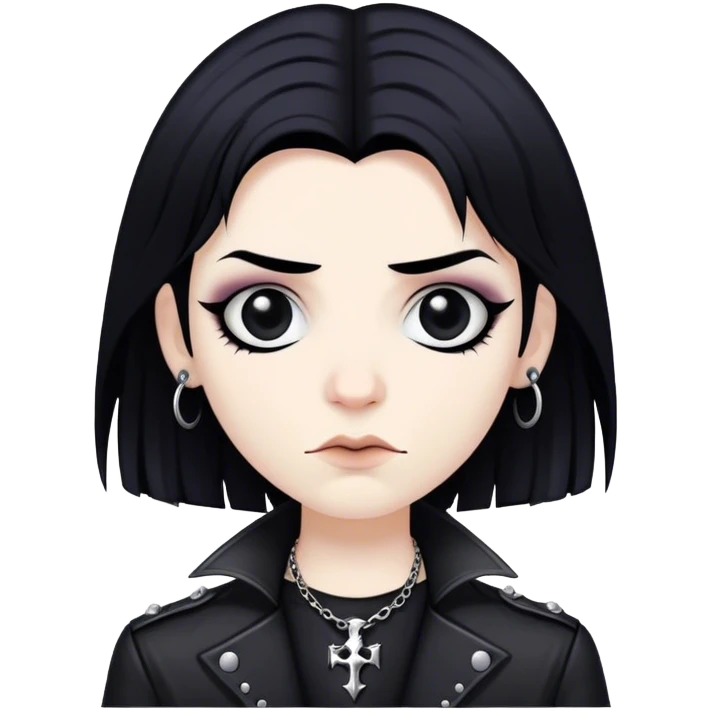 GOTH rock n roll emoji