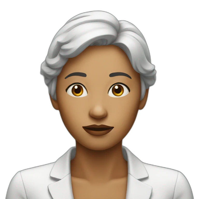 woman thinking about something emoji