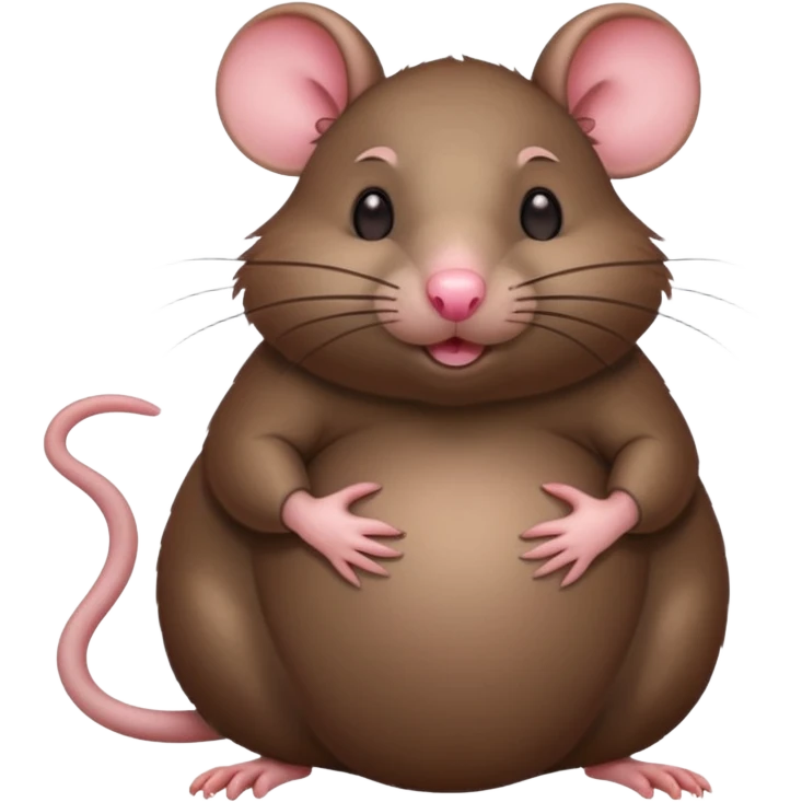 Pregnant rat  emoji