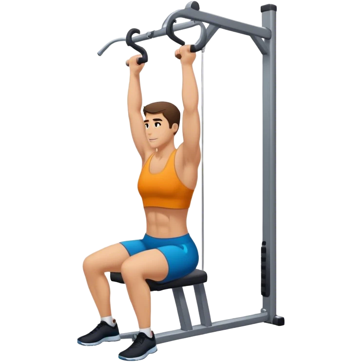 lat pulldown exercise emoji