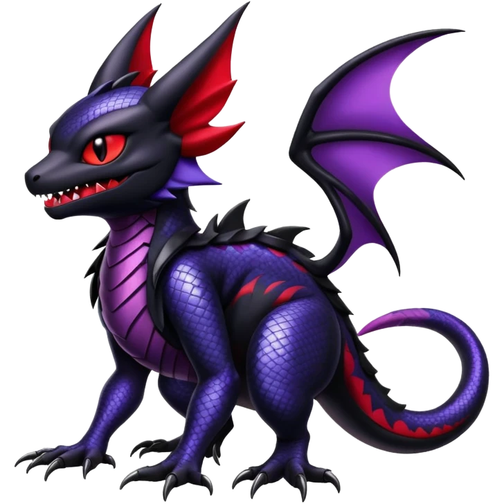 Shiny Epic Badass Gothic Noibat-Salandit-Litten-Hybrid emoji