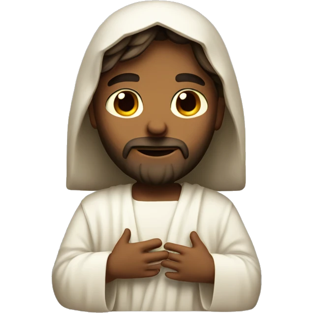 Cute merciful Jesus emoji