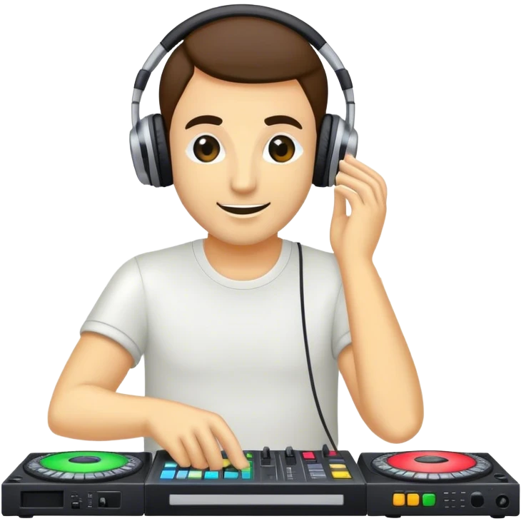 Disc jockey  emoji