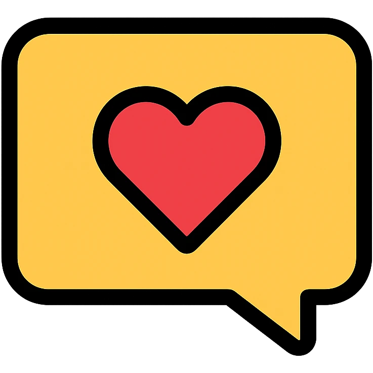 comment button icon, simple and clear, modern style emoji