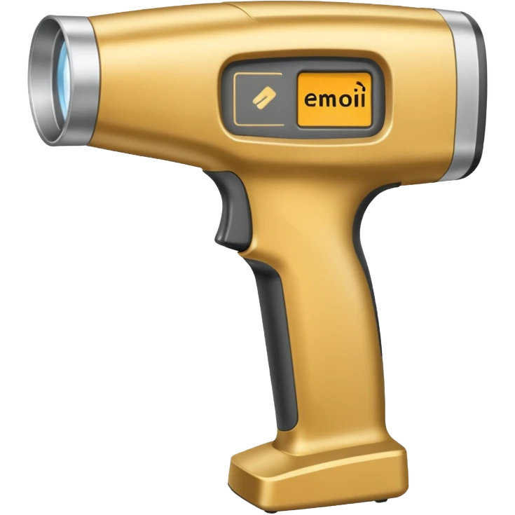 Hand-held metal scanner  emoji