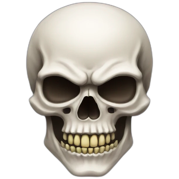 Skull face pog emoji