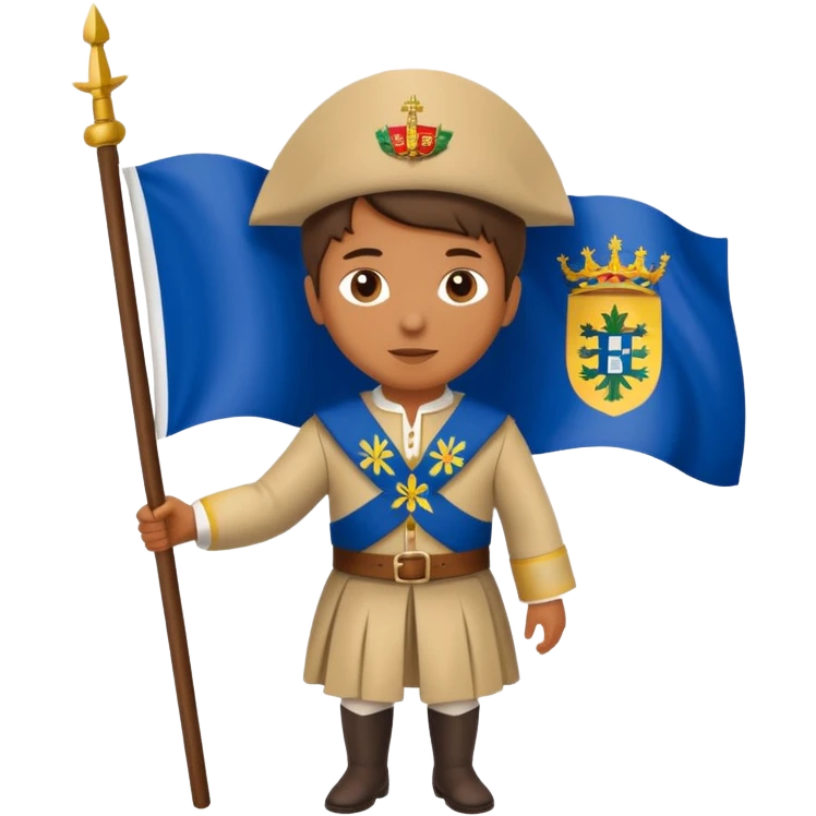 A Madeirinese local with the Madeira flag  emoji