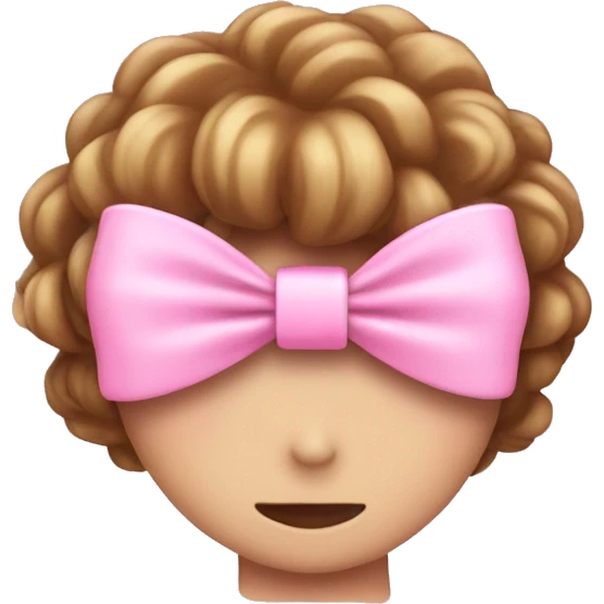 pink girly bow emoji