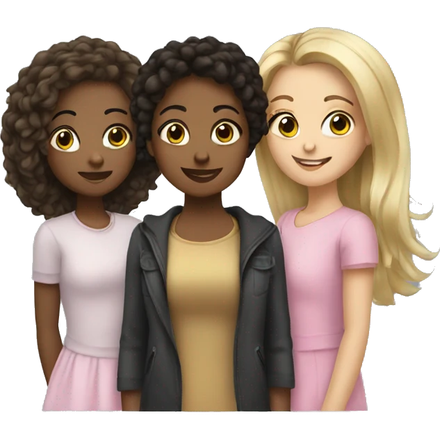 Give me an emoji of trio girls emoji