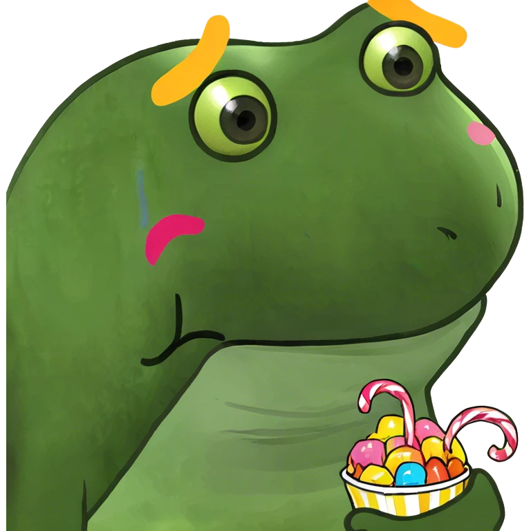 Candy ear emoji