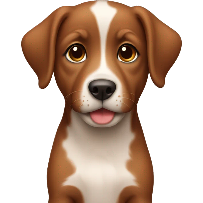Brown puppy emoji