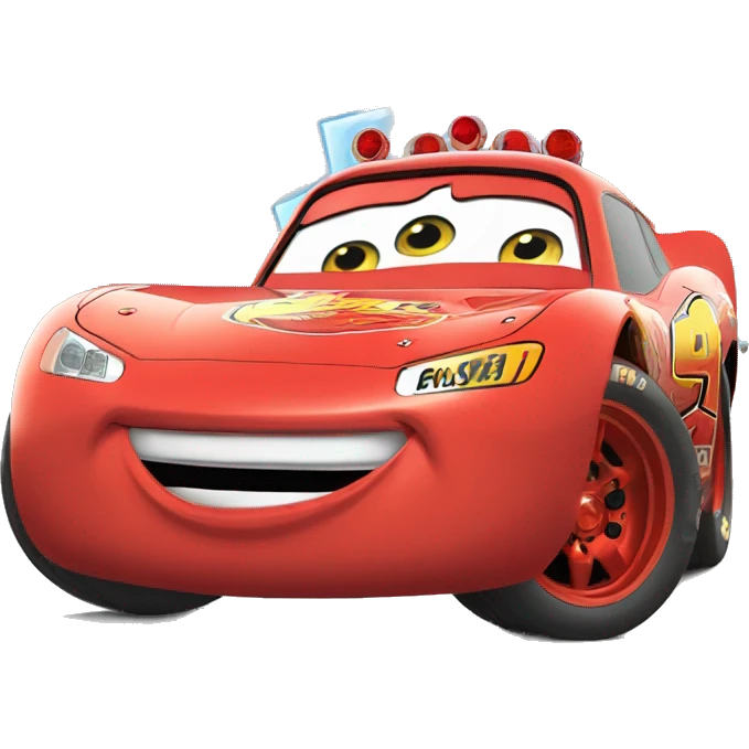 lightning mcqueen thumbs up emoji
