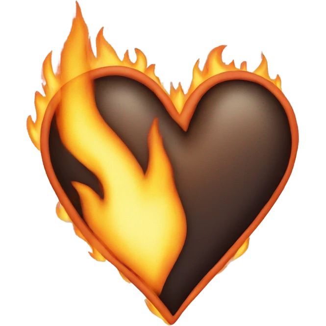 Heart on fire emoji