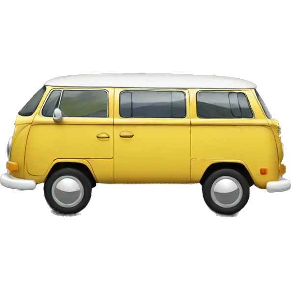 volkswagen in mountains emoji