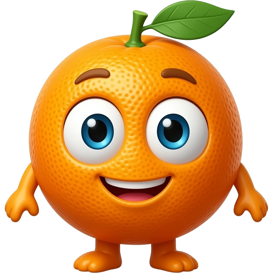 annoying orange emoji