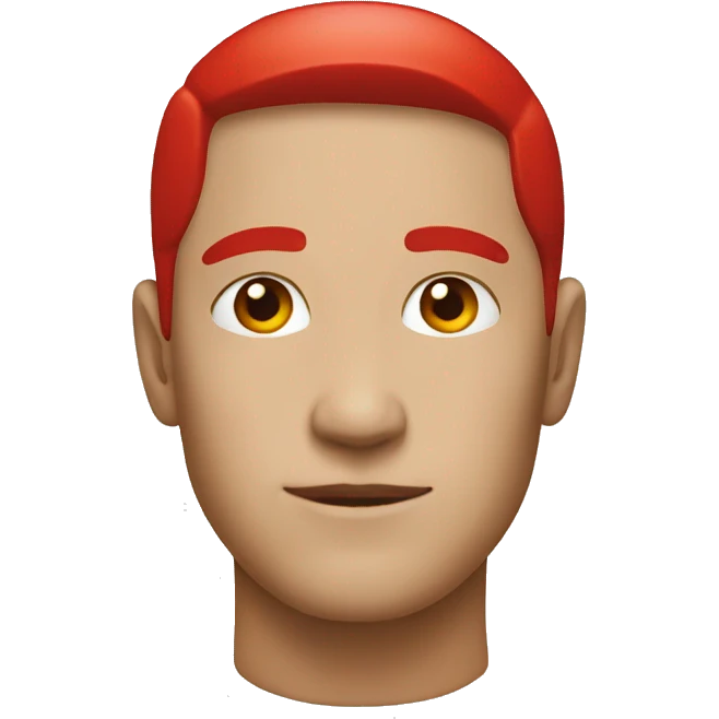 Red colour round circle  emoji