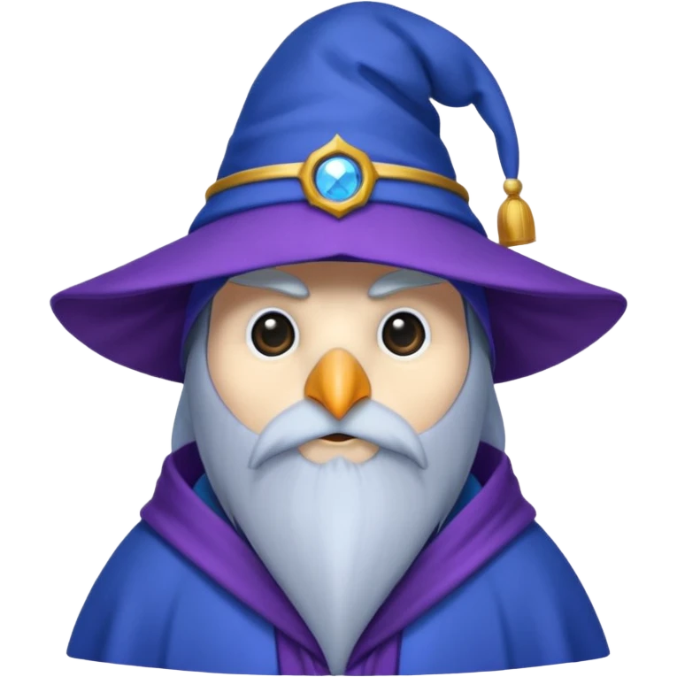 Penguin Wizard emoji