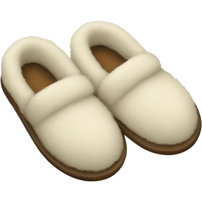 cozy slippers emoji