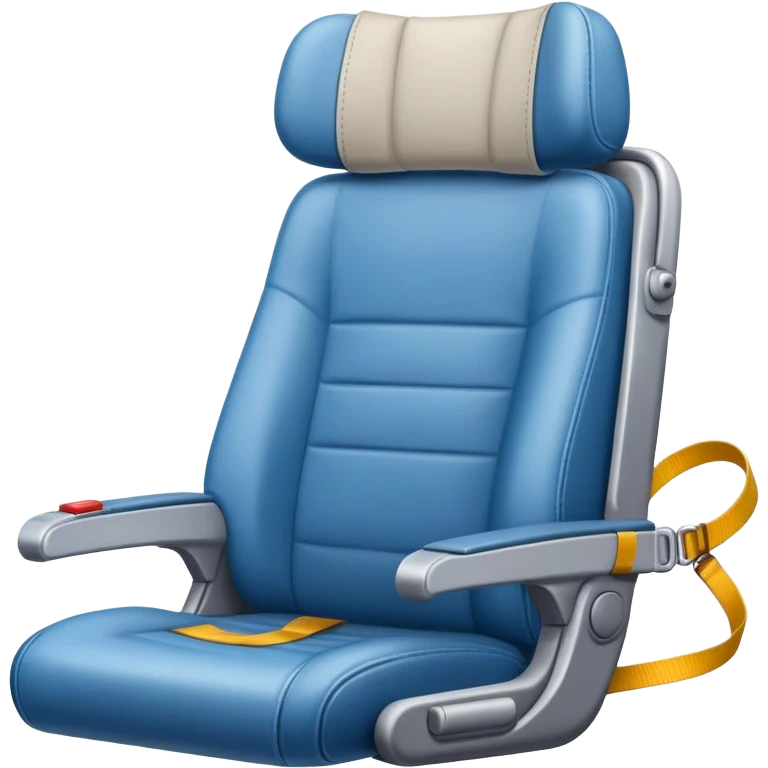 plane seat seatbelt emoji