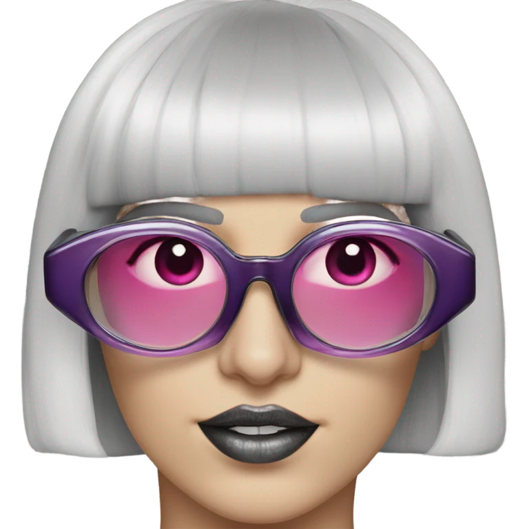 Lady gaga chromatica glasses  emoji