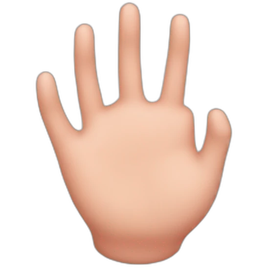 Coeur de mains emoji