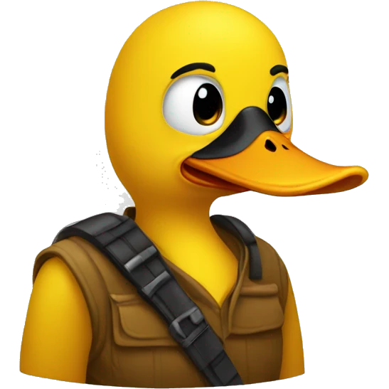 Yellow Robber duck emoji