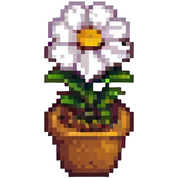 pixel art flower, 12x12 pixels, minimal design, black outline emoji