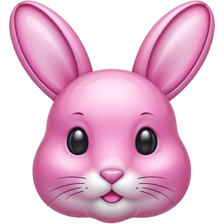 crystal bunny pink emoji