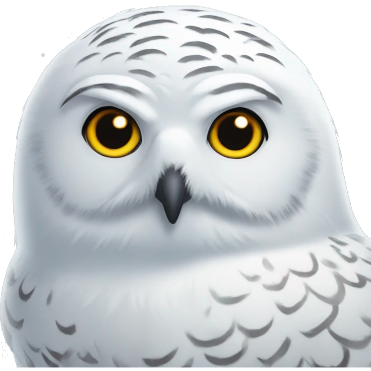 Snowy owl emoji